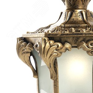 Светильник НТУ-60w на трубу Е27 IP44 черное золото - фото 6