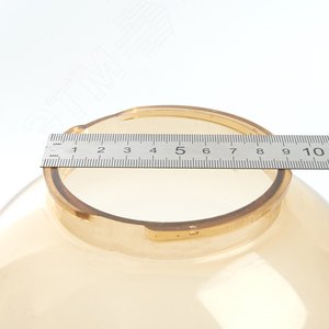 Светильник НТУ-01-60-253 Шар d=250мм золотой Е27 на трубу IP44 - фото 8