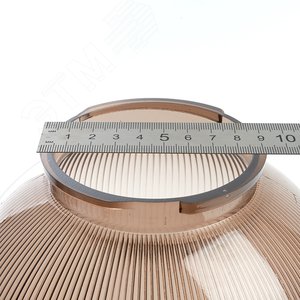 Светильник НТУ-02-60-205 Шар d=200мм призма дымчатый Е27 на трубу IP44 - фото 8