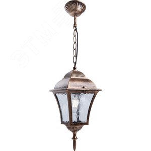 Изображение товара Светильник НСУ-60w цепь Е27 IP44 черное золото (шт)