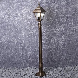Светильник НТУ-60w столб Е27 IP44 черное золото - фото 2