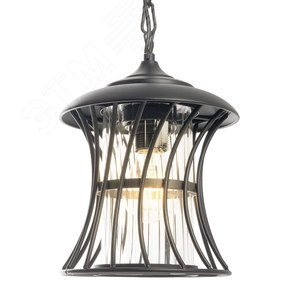 Светильник НСУ-60w цепь Е27 IP44 черный - фото 3