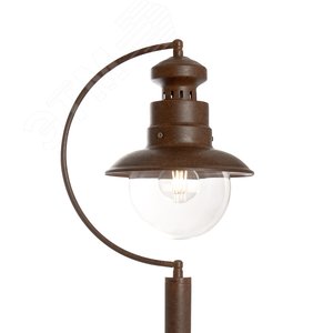 Светильник НТУ-60w столб Е27 IP44 коричневый - фото 3