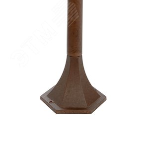 Светильник НТУ-60w столб Е27 IP44 коричневый - фото 4