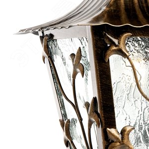 Светильник НСУ-60w цепь Е27 IP44 черное золото - фото 2