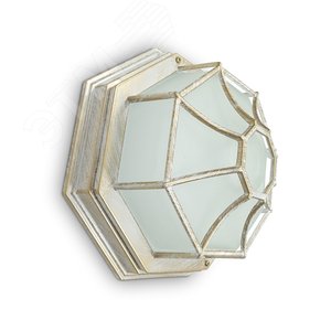 Изображение товара Светильник НБУ-60w Е27 IP44 белое золото (шт)