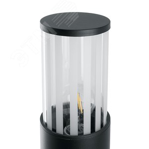 Светильник НТУ-60w столб Е27 IP54 черный - фото 6