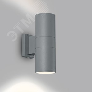 Светильник светодиодный уличный ДБУ-2х10w вверх/вниз 3000К IP54 серый - фото 2