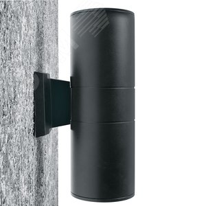 Светильник светодиодный уличный ДБУ-2х10w вверх/вниз 4000К IP54 черный - фото 4