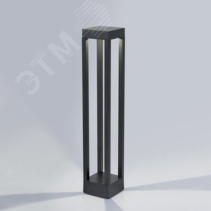 Светильник светодиодный уличный ДТУ-10w столб 4000К IP54 черный - фото 3