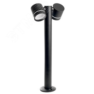 Изображение товара Светильник ДТУ-2х15w столб GX53 без ламп IP54 черный (шт)