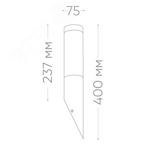 Светильник НБУ-18w вверх Е27 IP44 серебро - фото 5