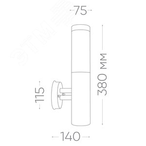Светильник НБУ-18w вверх Е27 IP44 серебро - фото 6