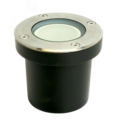 Изображение товара Светильник светодиодный уличный ДВУ с лампой 7w 4000К G5.3 IP65 круг (шт)