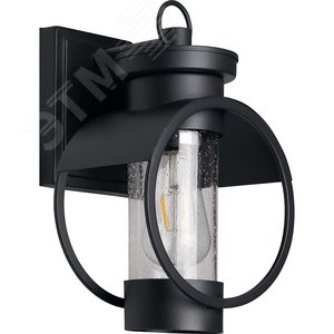 Светильник НБУ-60w вниз Е27 IP44 черный кованое железо - фото 1