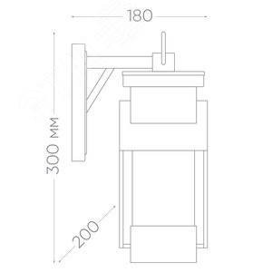 Светильник НБУ-60w вниз Е27 IP44 черный кованое железо - фото 6