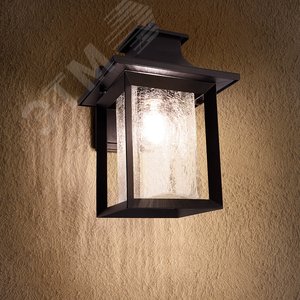 Светильник НБУ-60w вниз Е27 IP44 черный - фото 2