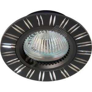Светильник ИВО-50w 12в G5.3 черный
