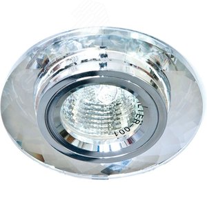 Светильник ИВО-50w 12в G5.3 серебро/серебро 8050-2 сереб/сереб. FERON