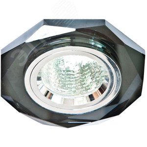 Светильник ИВО-50w 12в G5.3 серебро/серый