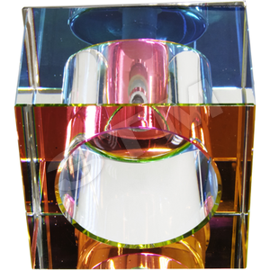 Светильник ИВО-35w 220в G9 хром с многоцветным стеклом