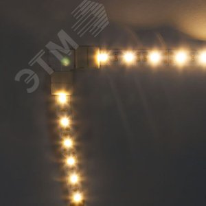 Комплект L коннекторов с соединителем для светодиодной ленты (3528/8мм) - фото 4