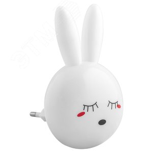 Изображение товара Ночник светодиодный 0.5w Зайчик белый (шт)