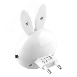Ночник светодиодный 0.5w Зайчик белый - фото 3