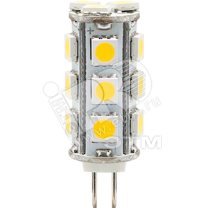 Лампа светодиодная LED 3вт 12в G4 белыйкапсульная