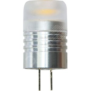 Лампа светодиодная LED 2вт 12в G4 теплая капсульная