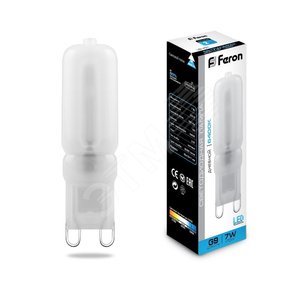 Изображение товара Лампа светодиодная LED 7вт 230в G9 дневной капсульная (шт)