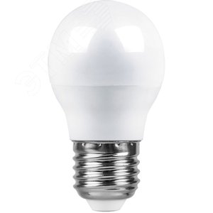 Лампа светодиодная LED 9вт Е27 дневной матовый шар - фото 2