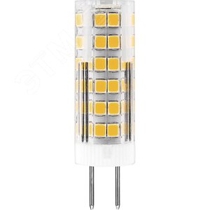 Лампа светодиодная LED 7вт 230в G4 теплый капсульная - фото 2