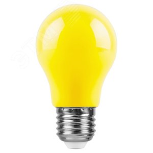 Лампа светодиодная LED 3вт Е27 желтый шар - фото 2