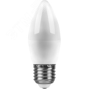 Лампа светодиодная LED 9вт Е27 дневной матовая свеча LB-570 FERON - 2