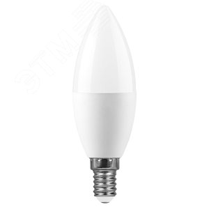 Лампа светодиодная LED 11вт Е14 теплый матовая свеча LB-770 FERON - 2