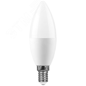 Лампа светодиодная LED 11вт E14 белый матовая свеча LB-770 FERON - 2