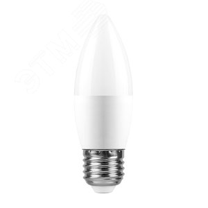 Лампа светодиодная LED 11вт Е27 белый матовая свеча LB-770 FERON - 2