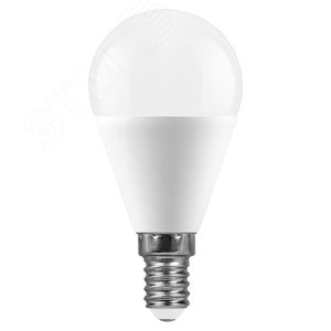 Лампа светодиодная LED 11вт Е14 дневной матовый шар - фото 2