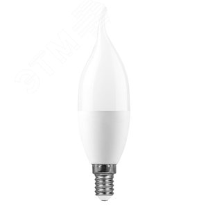 Лампа светодиодная LED 11вт Е14,дневной матовая свеча на ветру LB-770 FERON - 2