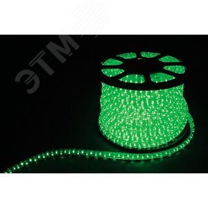 Дюралайт светодиодный LEDх36/м зеленый двухжильный кратно 2м бухта 100м