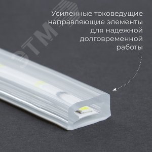 Лента светодиодная 4.4Вт/м 220В синий IP65 60LED/м LS704 - фото 3