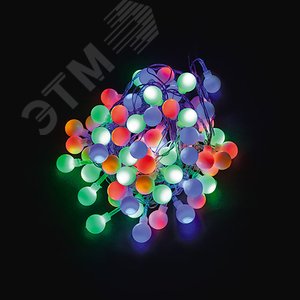 Гирлянда Шарики 40LED мульти 1.5 м - фото 2