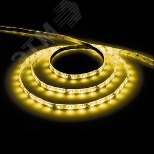 Лента светодиодная 4.8Вт/м 12В желтый IP65 60LED/м LS604 - фото 2