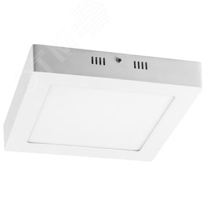 Изображение товара Светильник светодиодный ДПО-18w 4000K 1440Лм квадратный белый (шт)