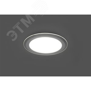 Светильник светодиодный ДВО-24w 4000K 1440Лм со стеклом белый - фото 3