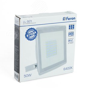 Прожектор светодиодный ДО-50w 6400К 4000 Лм IP65 белый - фото 6