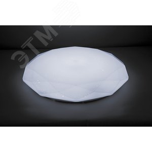 Светильник светодиодный ДБО-36w матовый с эффектом Звездного неба регулировкой цветовой температуры 3000-6500К светового потока max 2900Лм и режима освещенности с пультом управления и таймером выключения - фото 6