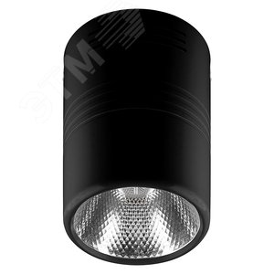 Светильник светодиодный ДПО-10w 4000К 800Лм черный