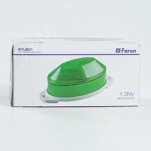 Строб 1.3w зеленый IP54 STLB01 FERON - 3